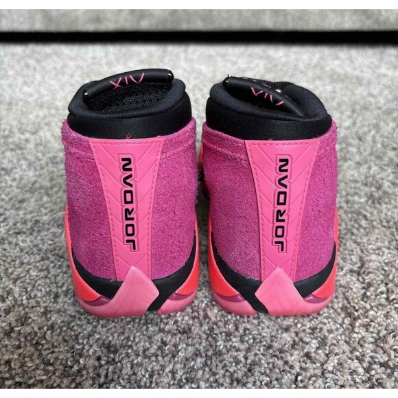 Nike Air Jordan 14 Retro Low Shocking Pink Size 5.5 Women's - Picture 4 of 7